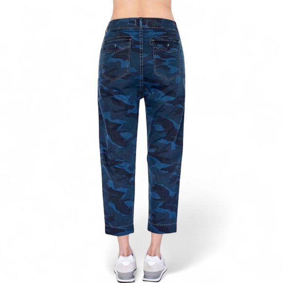 Sundry | Mineral Wash Blue Pocket Pants Blue Camo Cropped Ultra High  Rise 29 - Picture 2 of 11